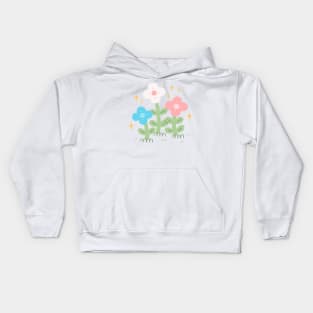 Transgender Pride Flowers Kids Hoodie